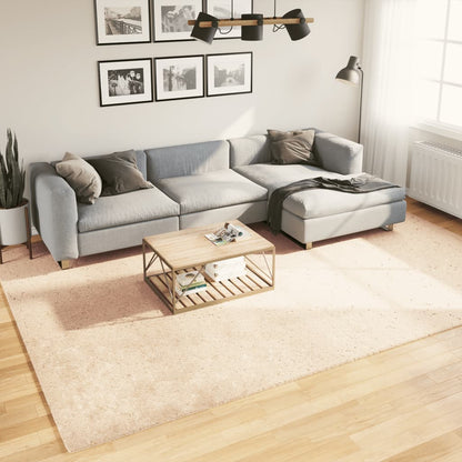 vidaXL Rug HUARTE Short Pile Soft and Washable Beige