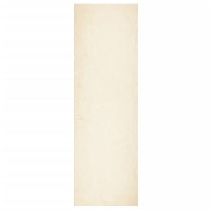 vidaXL Rug HUARTE Short Pile Soft and Washable Cream 80x250 cm 2