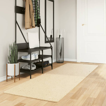 vidaXL Rug HUARTE Short Pile Soft and Washable Cream 80x250 cm 1