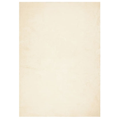 vidaXL Rug HUARTE Short Pile Soft and Washable Cream 120x170 cm 2