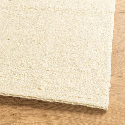 vidaXL Rug HUARTE Short Pile Soft and Washable Cream 120x170 cm 4