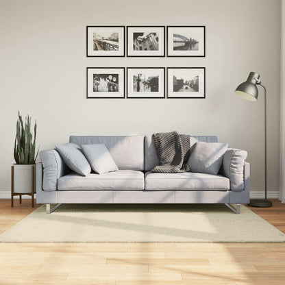 vidaXL Rug HUARTE Short Pile Soft and Washable Cream 120x170 cm 1