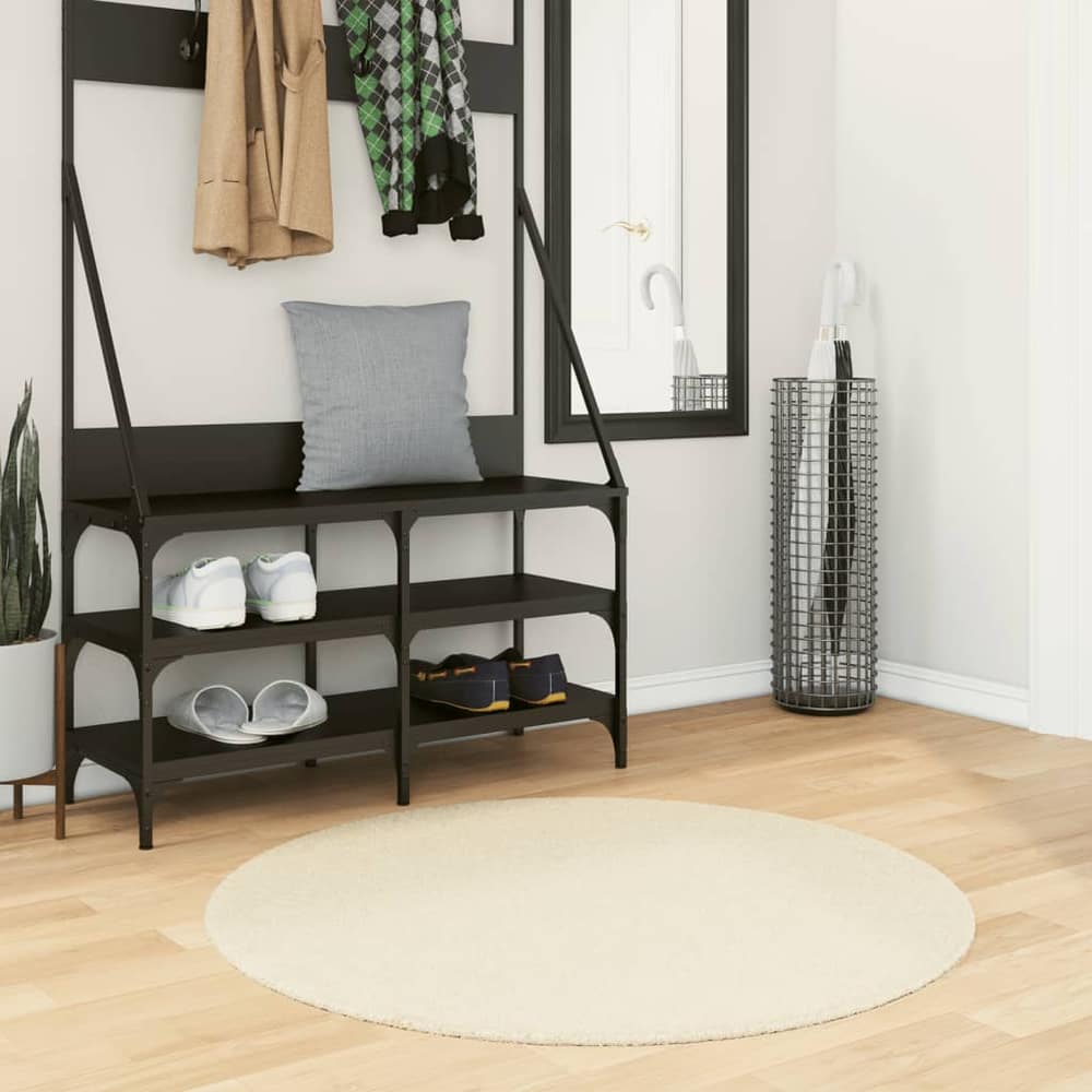 vidaXL Rug HUARTE Short Pile Soft and Washable Cream