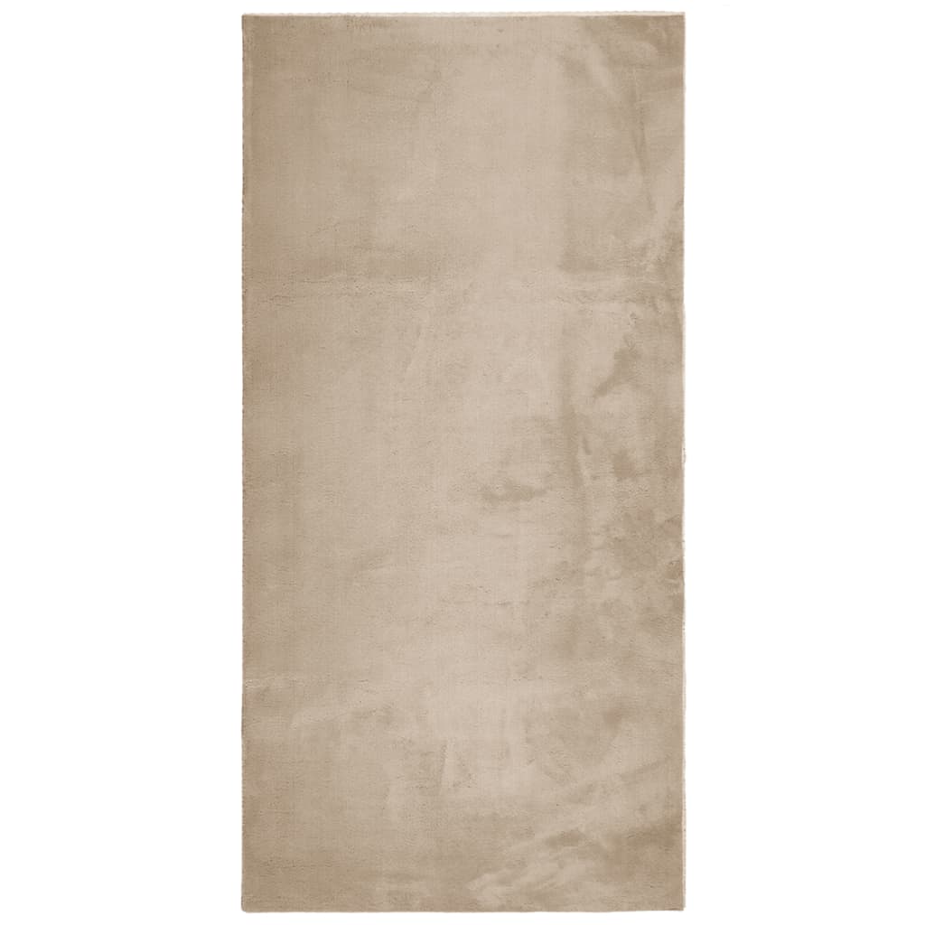 vidaXL Rug HUARTE Short Pile Soft and Washable Sand 100x200 cm 2