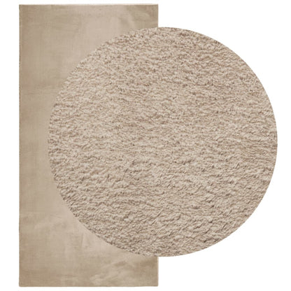 vidaXL Rug HUARTE Short Pile Soft and Washable Sand 100x200 cm 3
