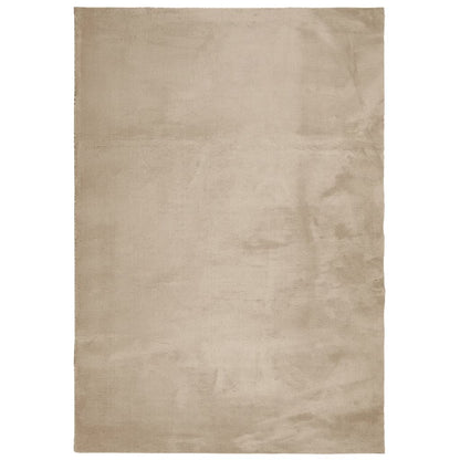 vidaXL Rug HUARTE Short Pile Soft and Washable Sand 120x170 cm 2