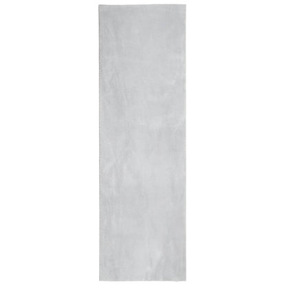 vidaXL Rug HUARTE Short Pile Soft and Washable Grey 80x250 cm 2