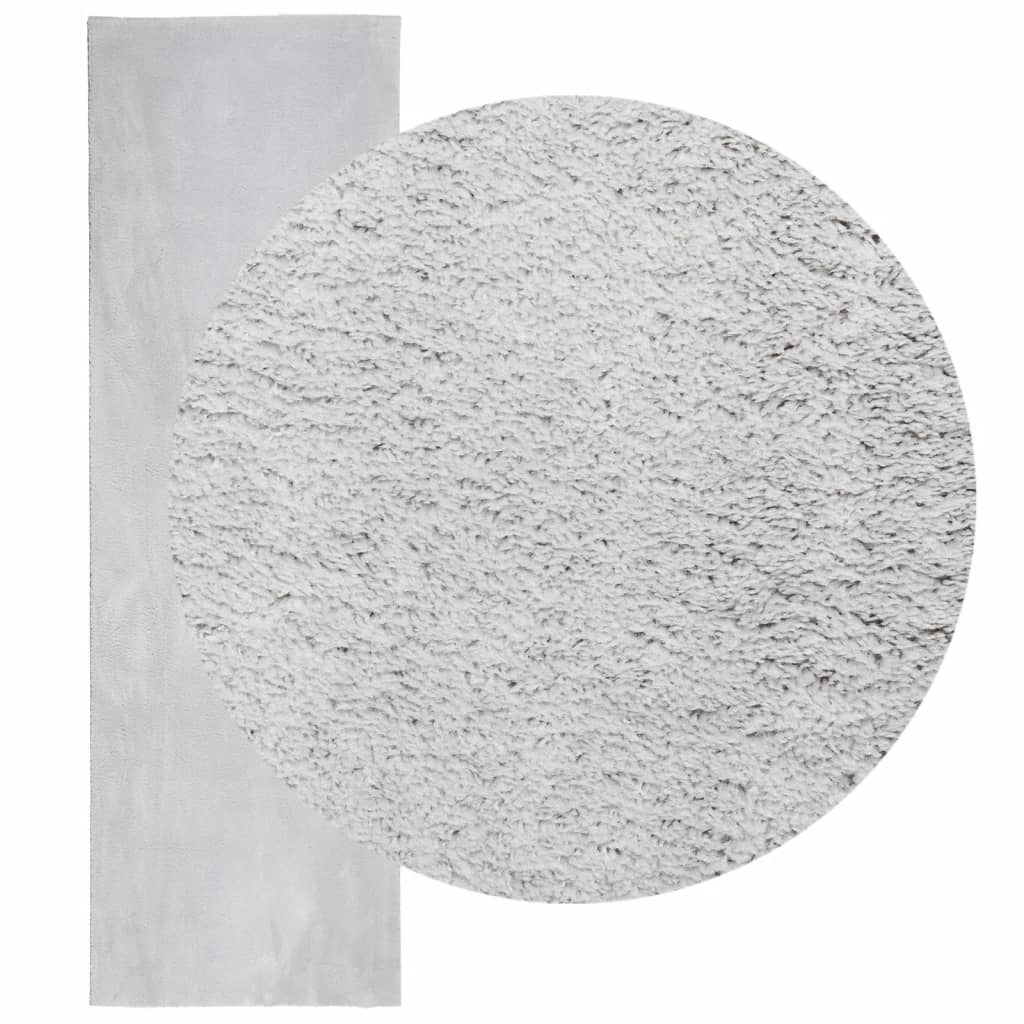 vidaXL Rug HUARTE Short Pile Soft and Washable Grey 80x250 cm 3