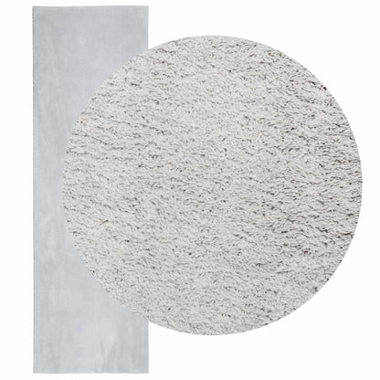 vidaXL Rug HUARTE Short Pile Soft and Washable Grey 80x250 cm 3