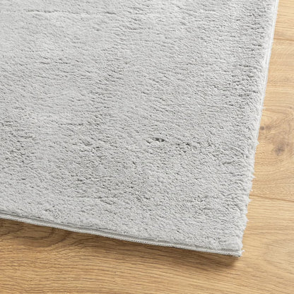 vidaXL Rug HUARTE Short Pile Soft and Washable Grey 80x250 cm 4
