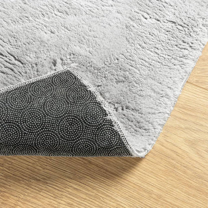 vidaXL Rug HUARTE Short Pile Soft and Washable Grey 160x160 cm 5