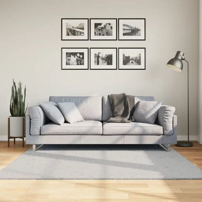 vidaXL Rug HUARTE Short Pile Soft and Washable Grey 160x160 cm 1