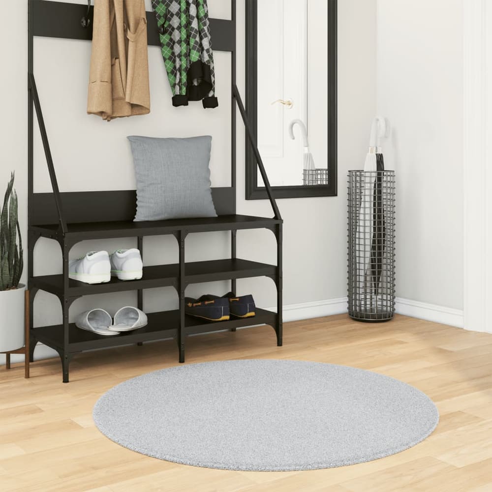 vidaXL Rug HUARTE Short Pile Soft and Washable Grey