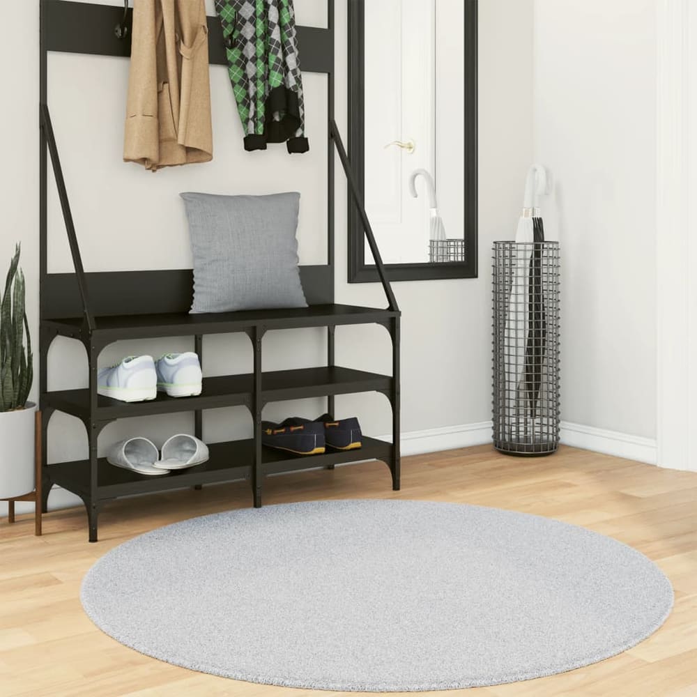 vidaXL Rug HUARTE Short Pile Soft and Washable Grey