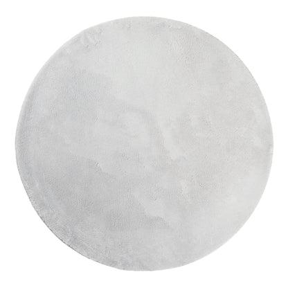 Rug HUARTE Short Pile Soft and Washable Grey Ø 160 cm