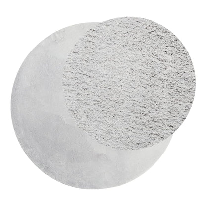 Rug HUARTE Short Pile Soft and Washable Grey Ø 160 cm