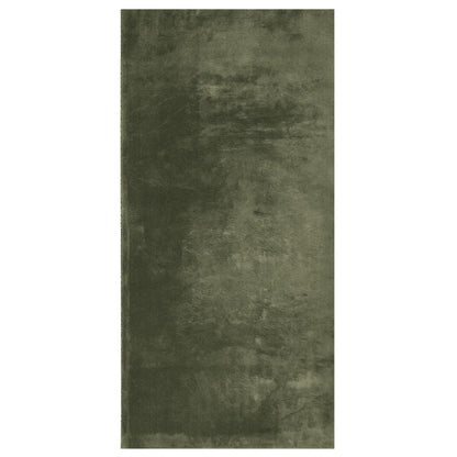vidaXL Rug HUARTE Short Pile Soft and Washable Forest Green 100x200 cm 2