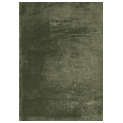 vidaXL Rug HUARTE Short Pile Soft and Washable Forest Green 120x170 cm 2