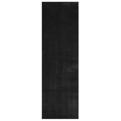 vidaXL Rug HUARTE Short Pile Soft and Washable Black 80x250 cm 2