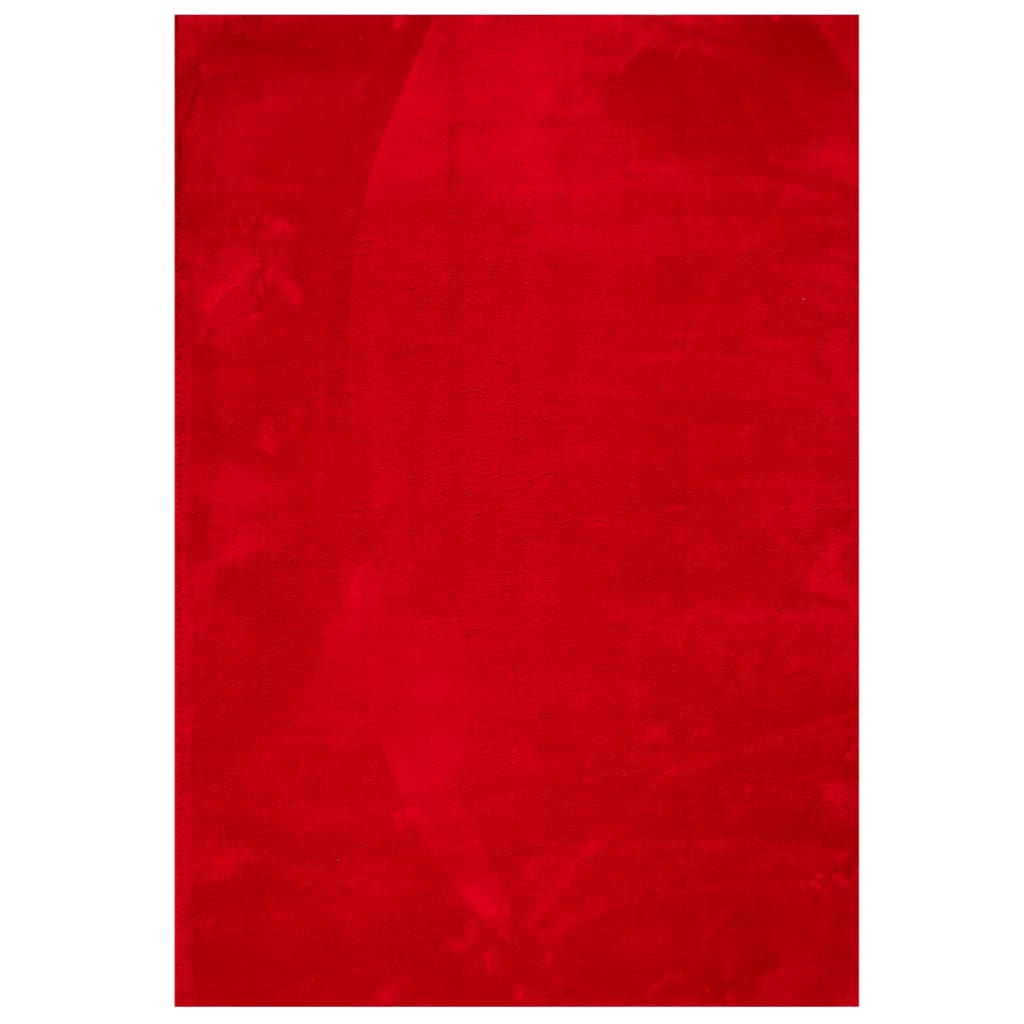 vidaXL Rug HUARTE Short Pile Soft and Washable Red 160x230 cm 2