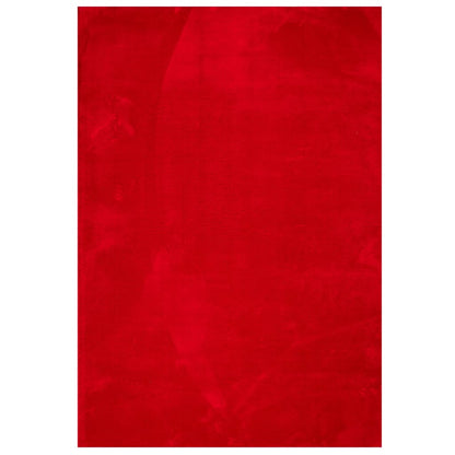 vidaXL Rug HUARTE Short Pile Soft and Washable Red 160x230 cm 2
