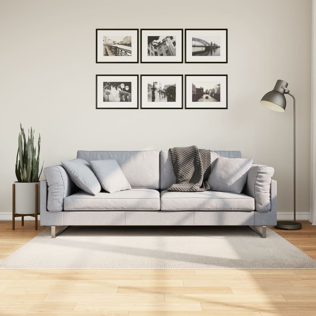 vidaXL Rug IZA Short Pile Scandinavian Look Cream