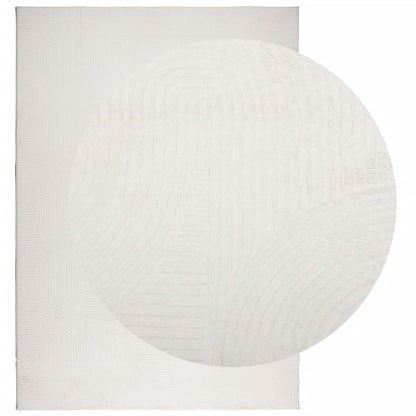vidaXL Rug IZA Short Pile Scandinavian Look Cream 140x200 cm 3