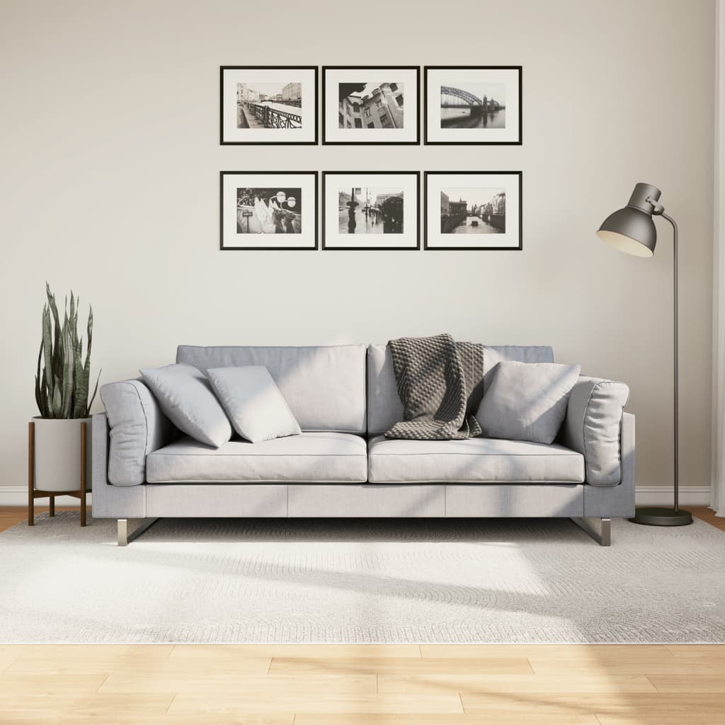 vidaXL Rug IZA Short Pile Scandinavian Look Cream