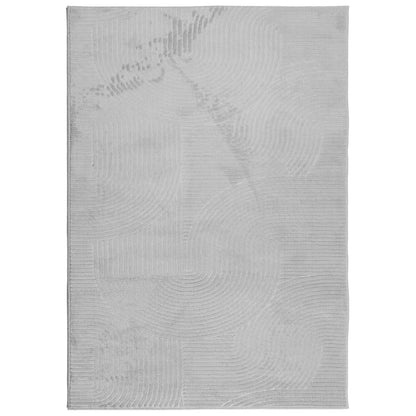 vidaXL Rug IZA Short Pile Scandinavian Look Grey 120x170 cm 2