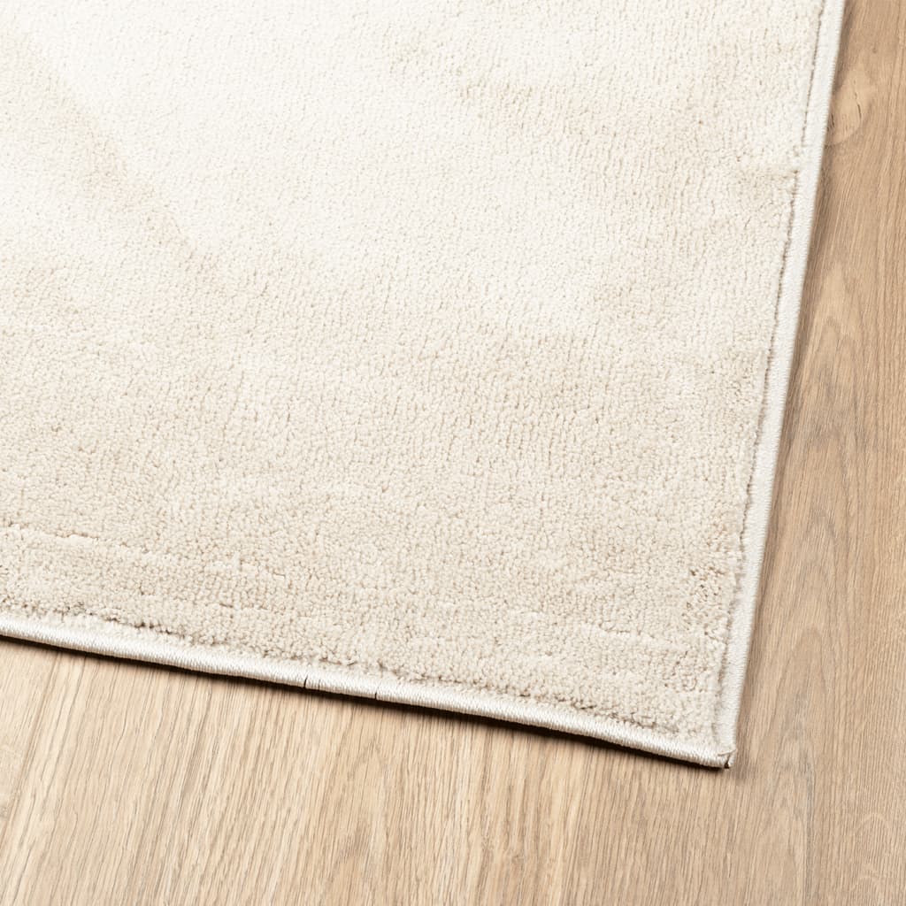 vidaXL Rug OVIEDO Short Pile Beige 140x200 cm 4