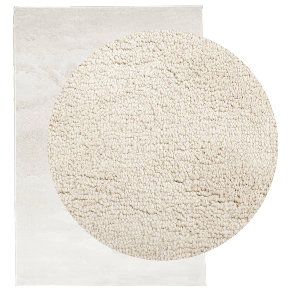 vidaXL Rug OVIEDO Short Pile Beige 160x230 cm 3