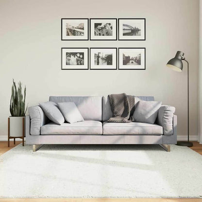 Rug OVIEDO Short Pile Cream 200 x 200 cm