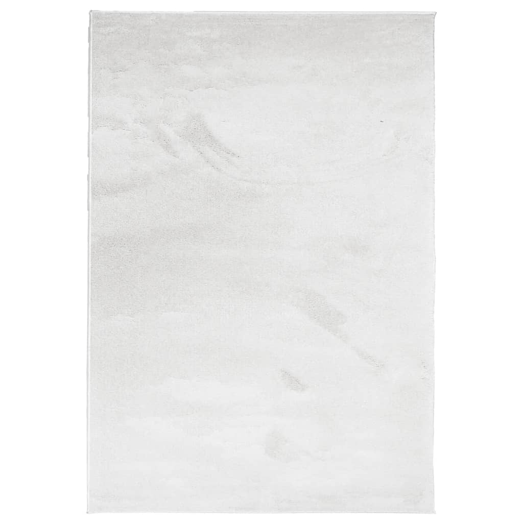 vidaXL Rug OVIEDO Short Pile Grey 140x200 cm 2