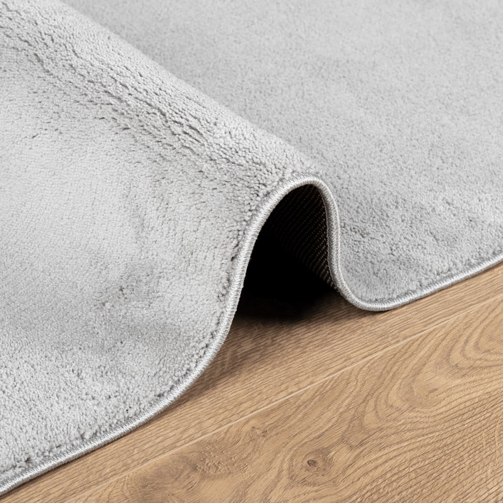 vidaXL Rug OVIEDO Short Pile Grey 140x200 cm 6