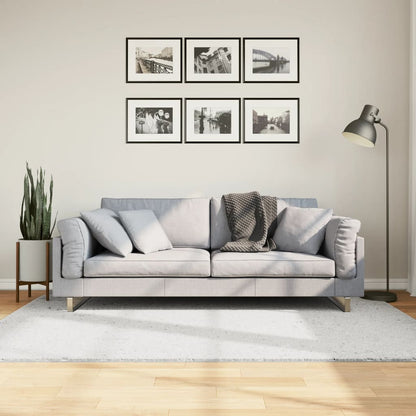 vidaXL Rug OVIEDO Short Pile Grey 140x200 cm 1