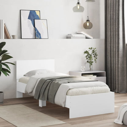 vidaXL Bed Frame without Mattress White