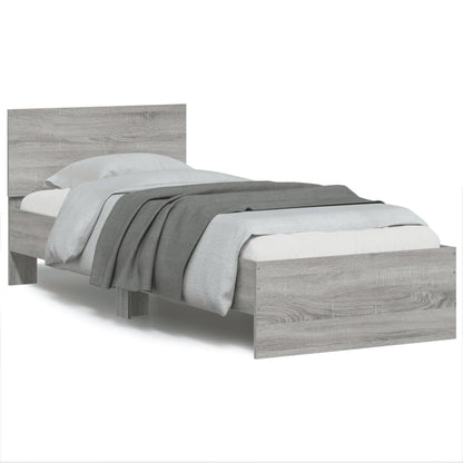 vidaXL Bed Frame without Mattress with LED Lights 90x200 cm