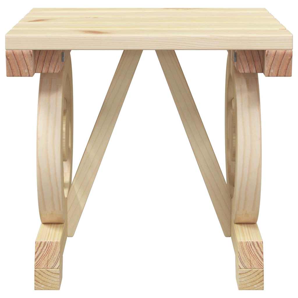 vidaXL Garden Footstool 40x36.5x38.5 cm Solid Wood Fir 4