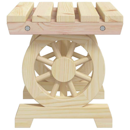 vidaXL Garden Footstool 40x36.5x38.5 cm Solid Wood Fir 5