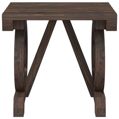 vidaXL Garden Footstool 40x36.5x38.5 cm Solid Wood Fir 4