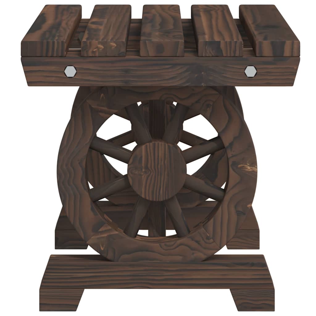 vidaXL Garden Footstool 40x36.5x38.5 cm Solid Wood Fir 5