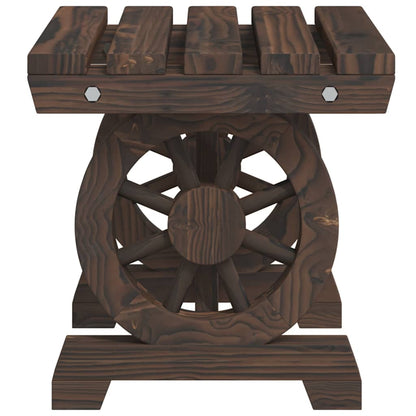 vidaXL Garden Footstool 40x36.5x38.5 cm Solid Wood Fir 5