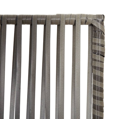 vidaXL Room Divider 3 Panels Grey Poly Rattan 6