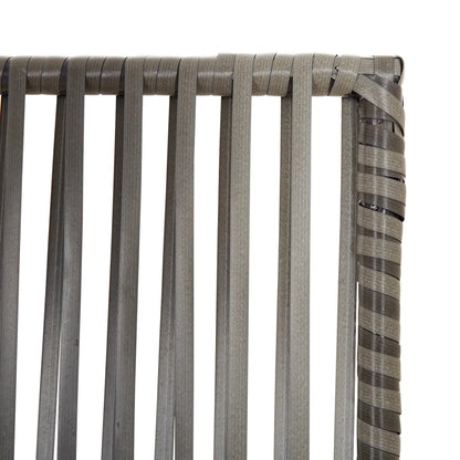vidaXL Room Divider 4 Panels Grey Poly Rattan 6