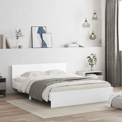 vidaXL Bed Frame without Mattress White