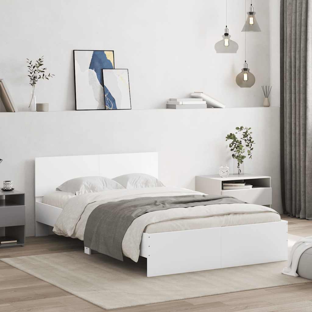 vidaXL Bed Frame without Mattress White