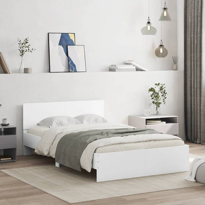 vidaXL Bed Frame without Mattress White