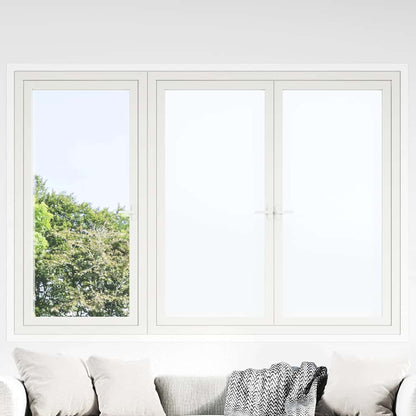 vidaXL Window Films 3 pcs Static Frosted White PVC 1