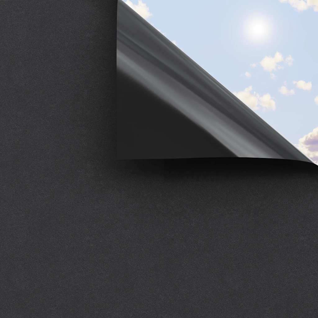 Window Films 3 pcs Static Frosted Black PVC