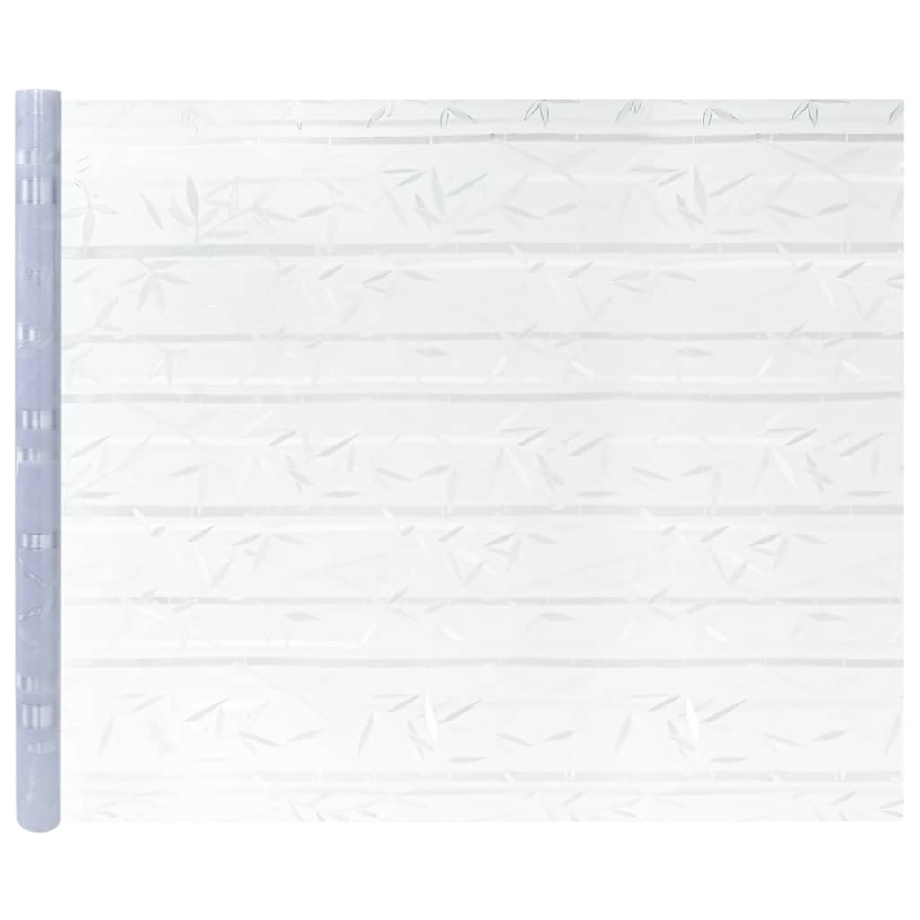 vidaXL Window Films 4 pcs Frosted Bamboo Pattern PVC 5